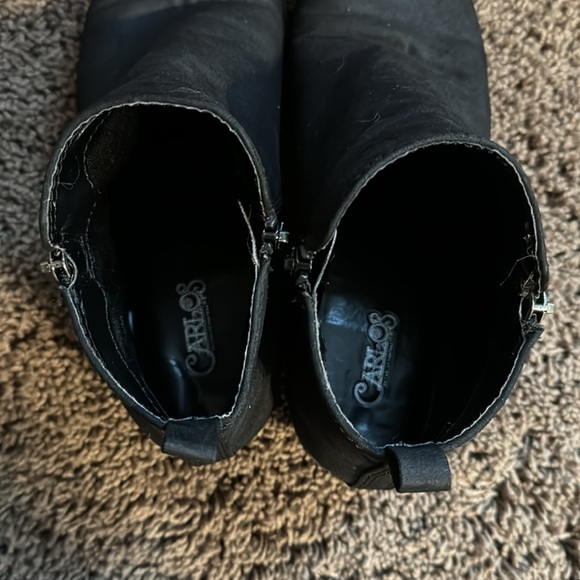 Women’s Size 8 Carlos Santana Black/Brie Black Bootie - Picture 9 of 12